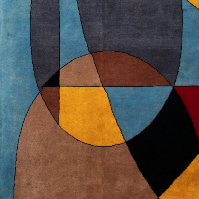 Rug, or tapestry, inspired by Delaunay. Contemporary work