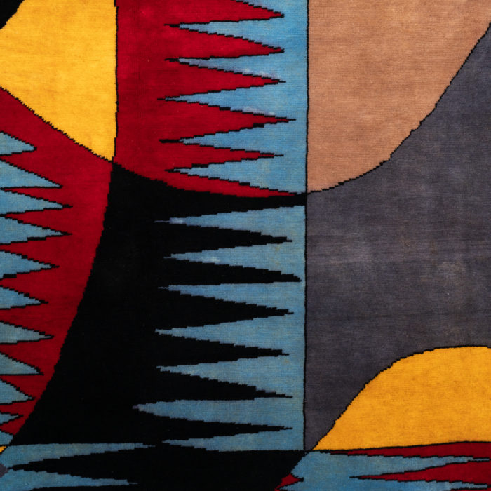 Rug, or tapestry, inspired by Delaunay. Contemporary work - other detail