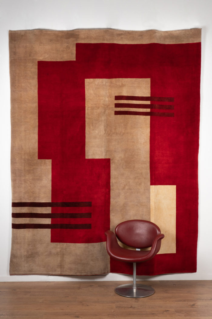 Rug, or tapestry, inspired by Paul Haesarts. Contemporary work - staging