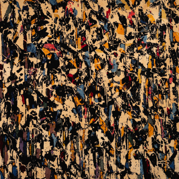 Danhôo. Rug, or tapestry, in wool. Contemporary work - detail