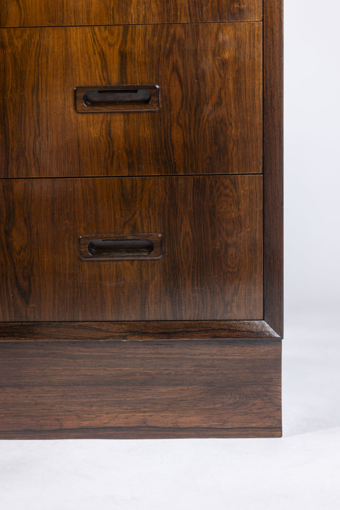 Chest of drawers in rosewood, 1970' - bas du meuble
