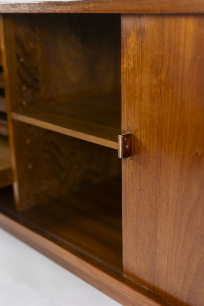 Peter Løvig Nielsen. Sideboard in teak. 1970s - doors "jealousy"