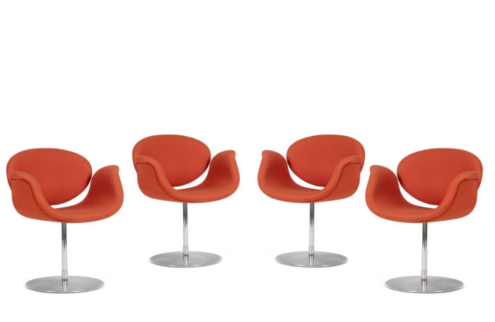 Série de quatre fauteuils Tulipe de Pierre Paulin pour Artifort - autre angle de vue