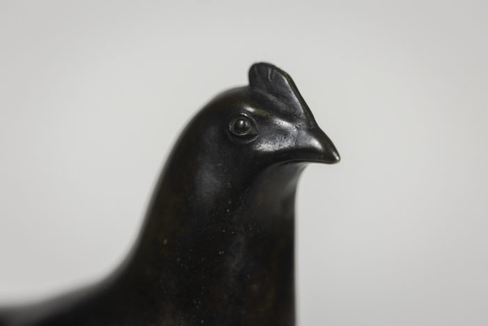 François Pompon. "Poule", bronze, 2006 print.