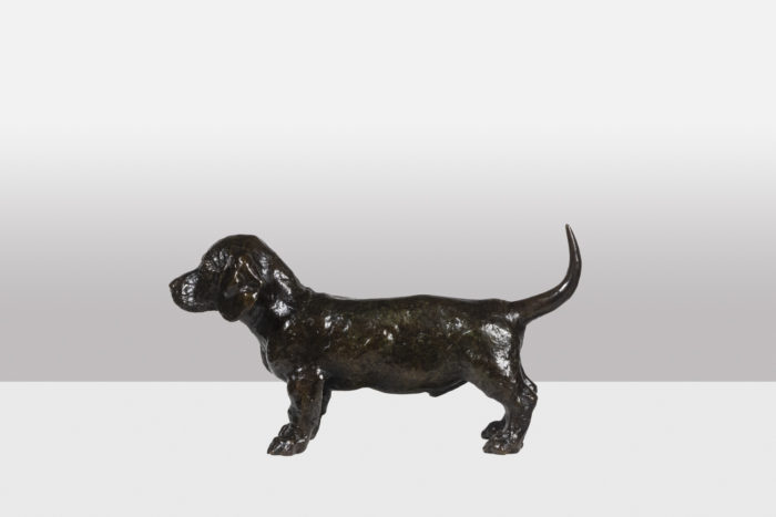 François Pompon. "Chien basset TOC", bronze, 2006 print.