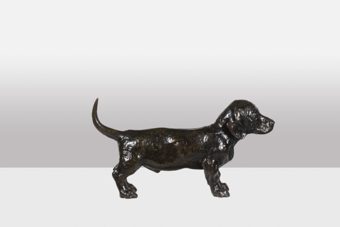 François Pompon. "Chien basset TOC", bronze, 2006 print.