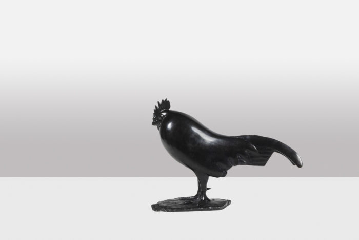 François Pompon. Bronze "Coq dormant", 2006 print.