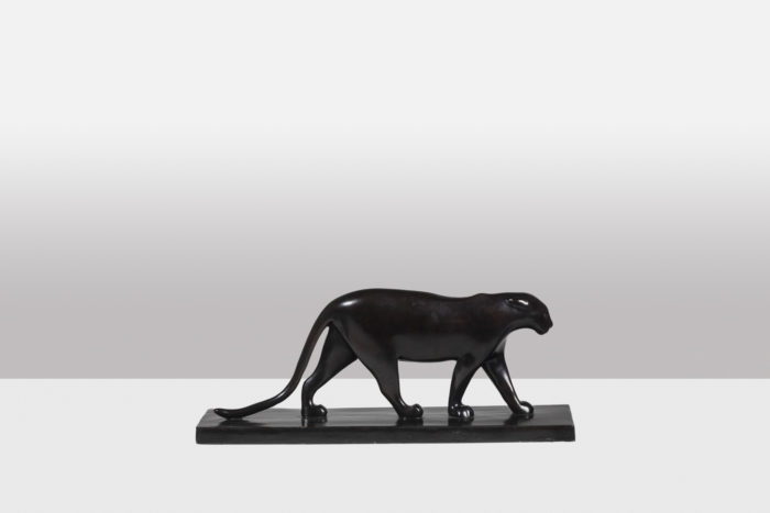 François Pompon. "Panthère noire", bronze, 2006 print.