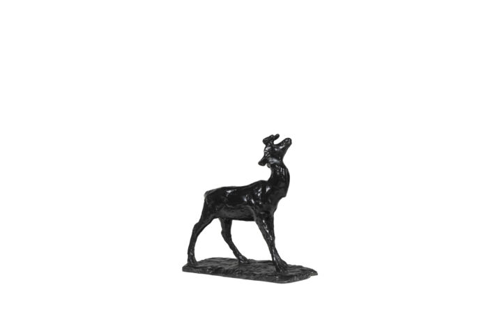 François Pompon. “Cerf Bramant”, bronze, 2006 print.