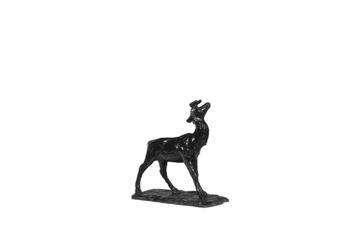 François Pompon. “Cerf Bramant”, bronze, 2006 print.