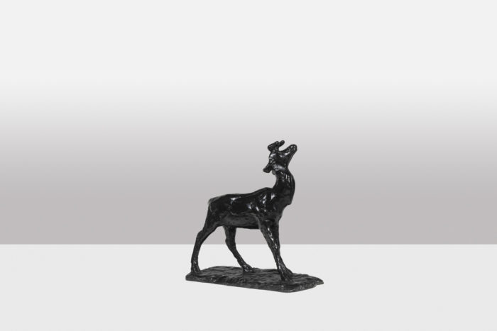 François Pompon. “Cerf Bramant”, bronze, 2006 print.