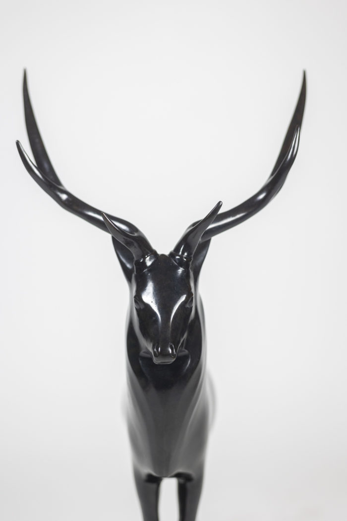 François Pompon. "Grand Cerf", bronze, 2006 print.