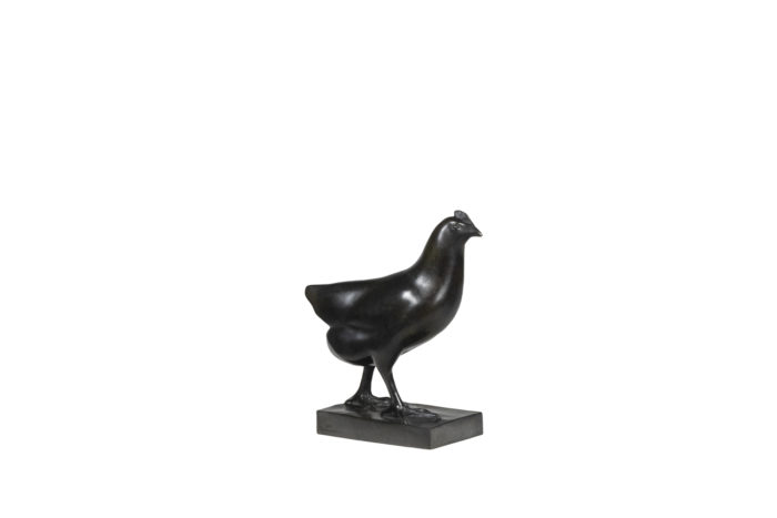 François Pompon. "Poule", bronze, 2006 print.