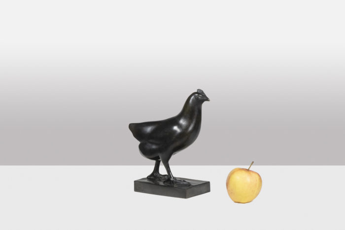 François Pompon. "Poule", bronze, 2006 print.