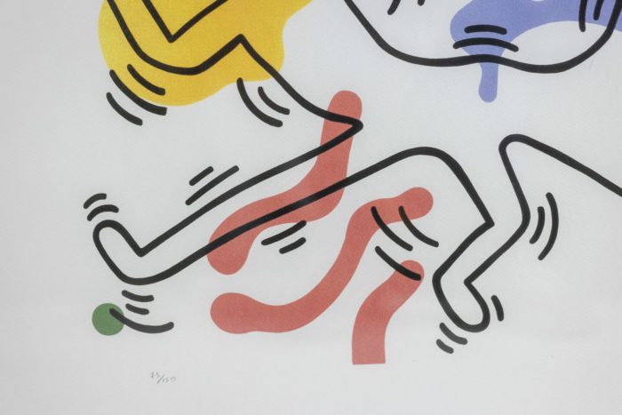 Keith Haring, Sérigraphie, années 1990 - Zoom