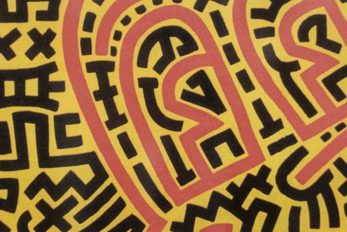Détails 1 Sérigraphie Keith Haring
