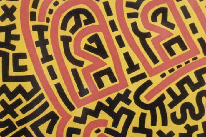 Détails 2 Sérigraphie Keith Haring