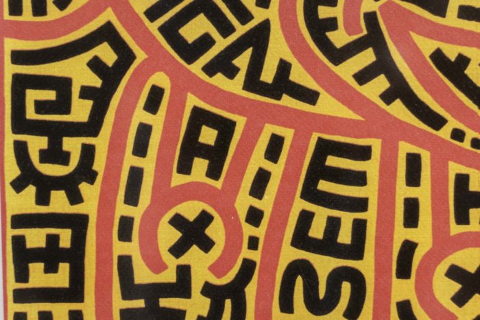 3rd details Keith Haring silkscreen