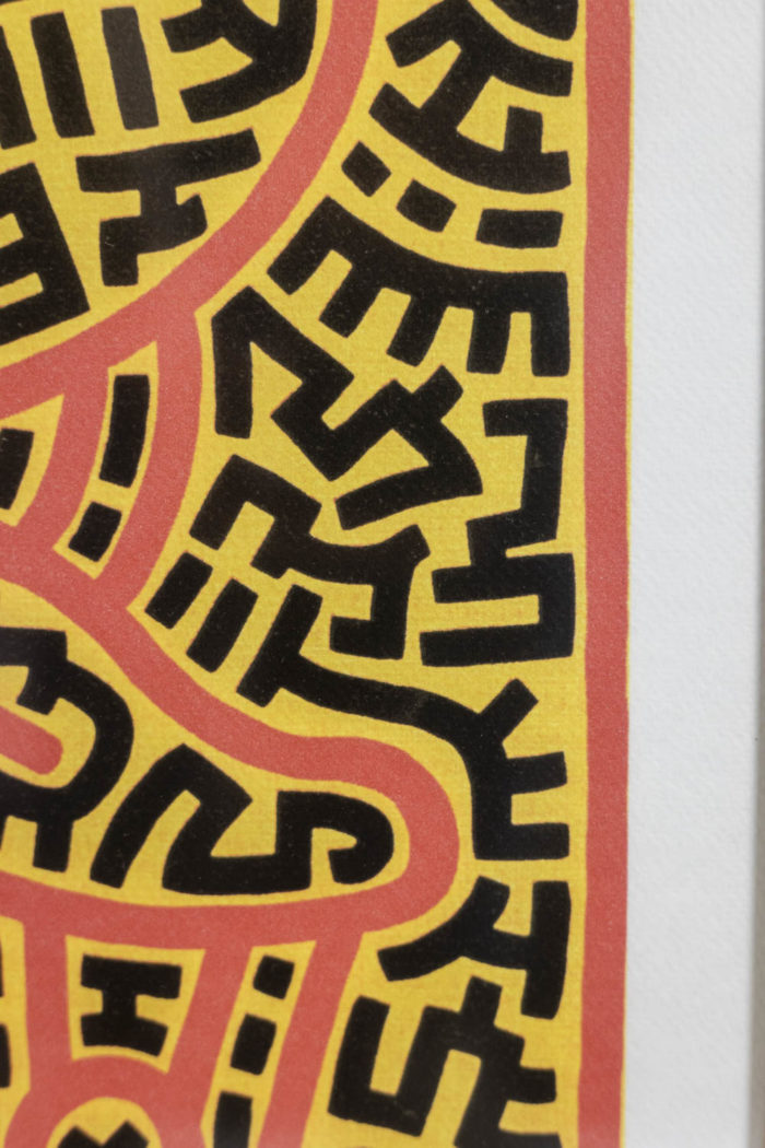 4th details Keith Haring silkscreen