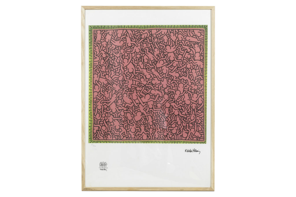 Keith Haring, Sérigraphie, Années 1990.