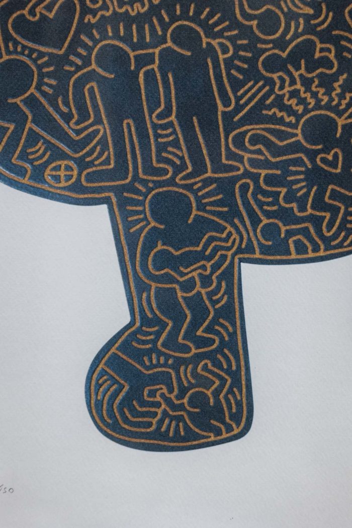 Keith Haring, Sérigraphie, années 1990 - Précision