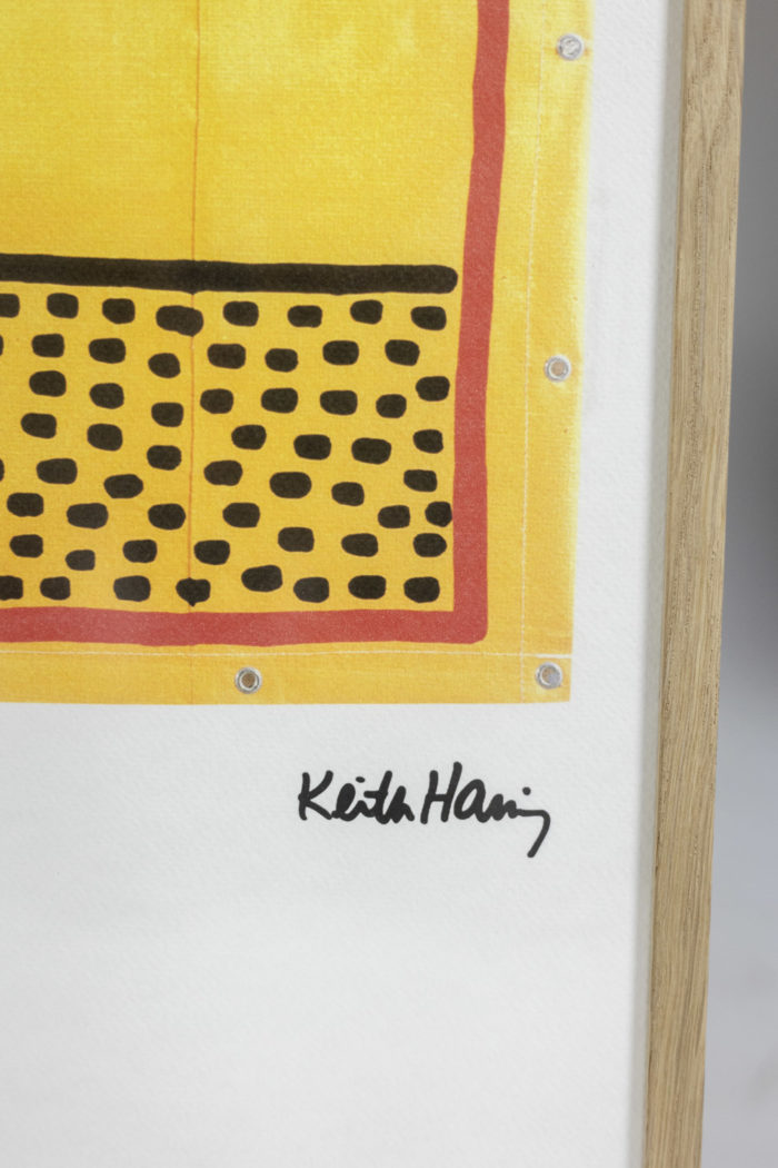 Keith Haring, Silkscreen, 1990's - Signature