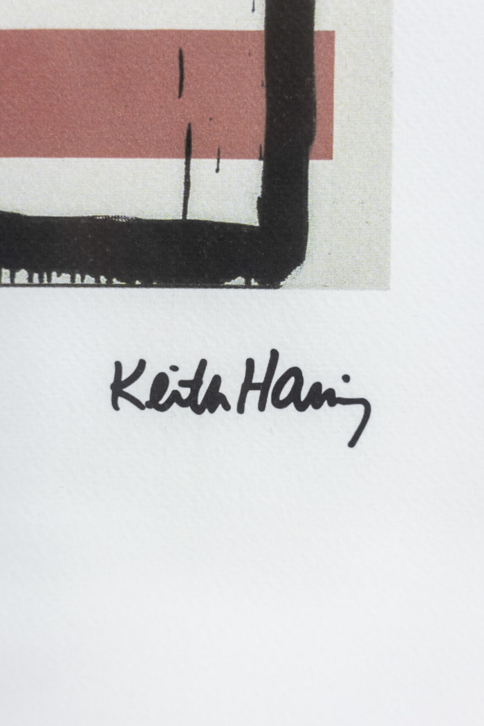 Keith Haring, Silkscreen, 1990's - Signature