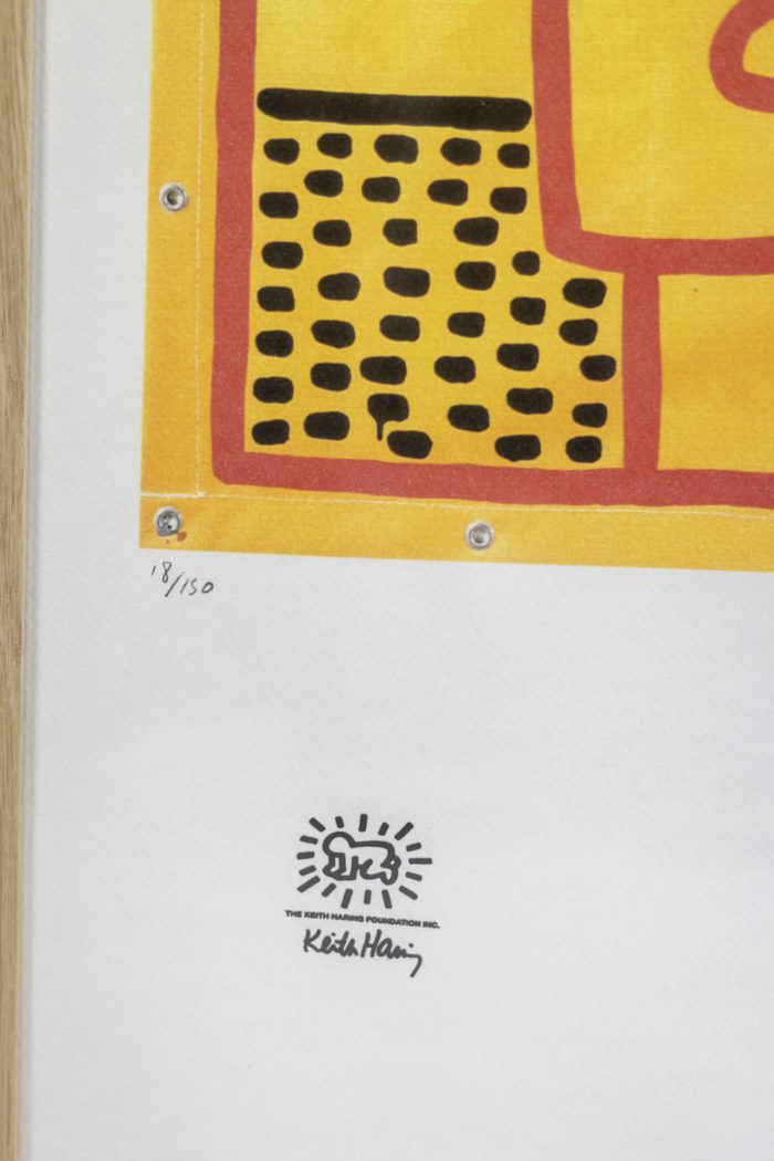 Keith Haring, Sérigraphie, années 1990 - Signée et numérotée