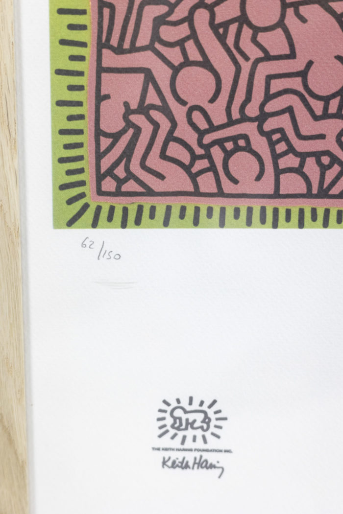 Keith Haring, Sérigraphie, années 1990 - Signée et numérotée