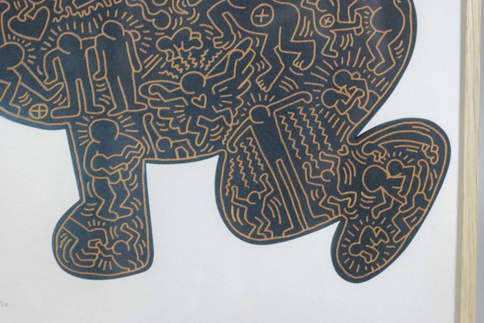 Keith Haring, Sérigraphie, années 1990 - Zoom