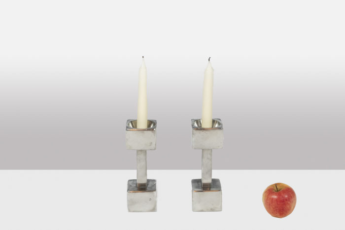 Astrid Fog for Just Denmark. Pair of candlesticks. 1960s.