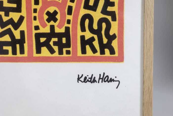 Signature Sérigraphie Keith Haring