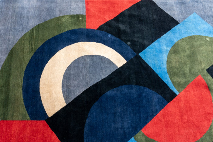 Tapis, ou tapisserie, inspiré par DELAUNAY - autre zoom