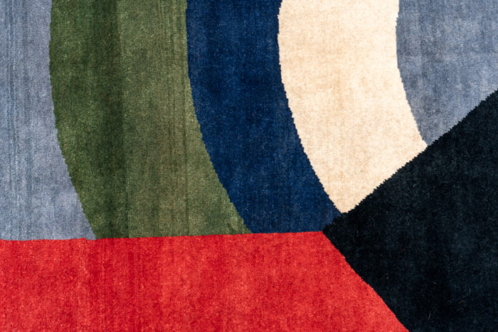 Tapis, ou tapisserie, inspiré par DELAUNAY - zoom