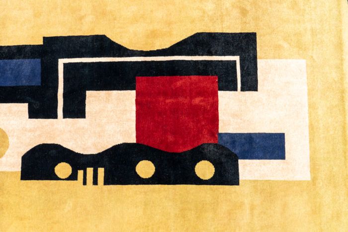 Tapis, ou tapisserie, inspiré par Fernand Léger - focus