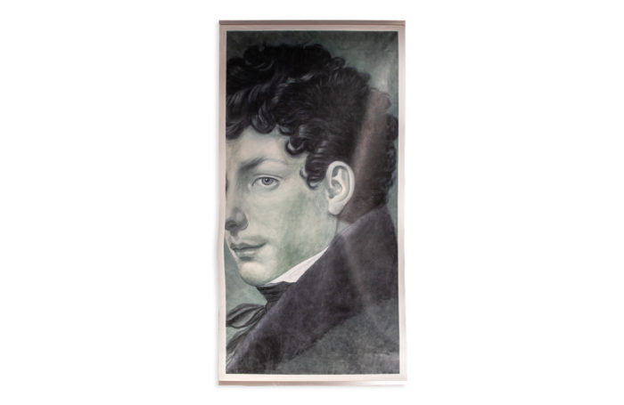 Baget monumental détail portrait homme