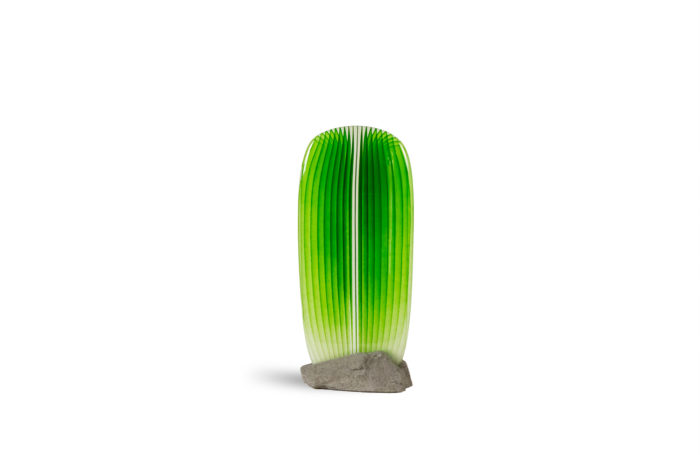 jonathan-ausseresse-sculpture-verre-couleur-verte